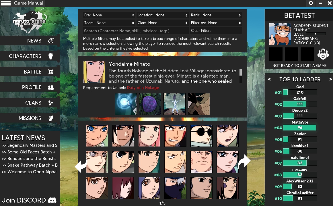 Naruto Arena Next Generation - Your Naruto Online Multiplayer App Game