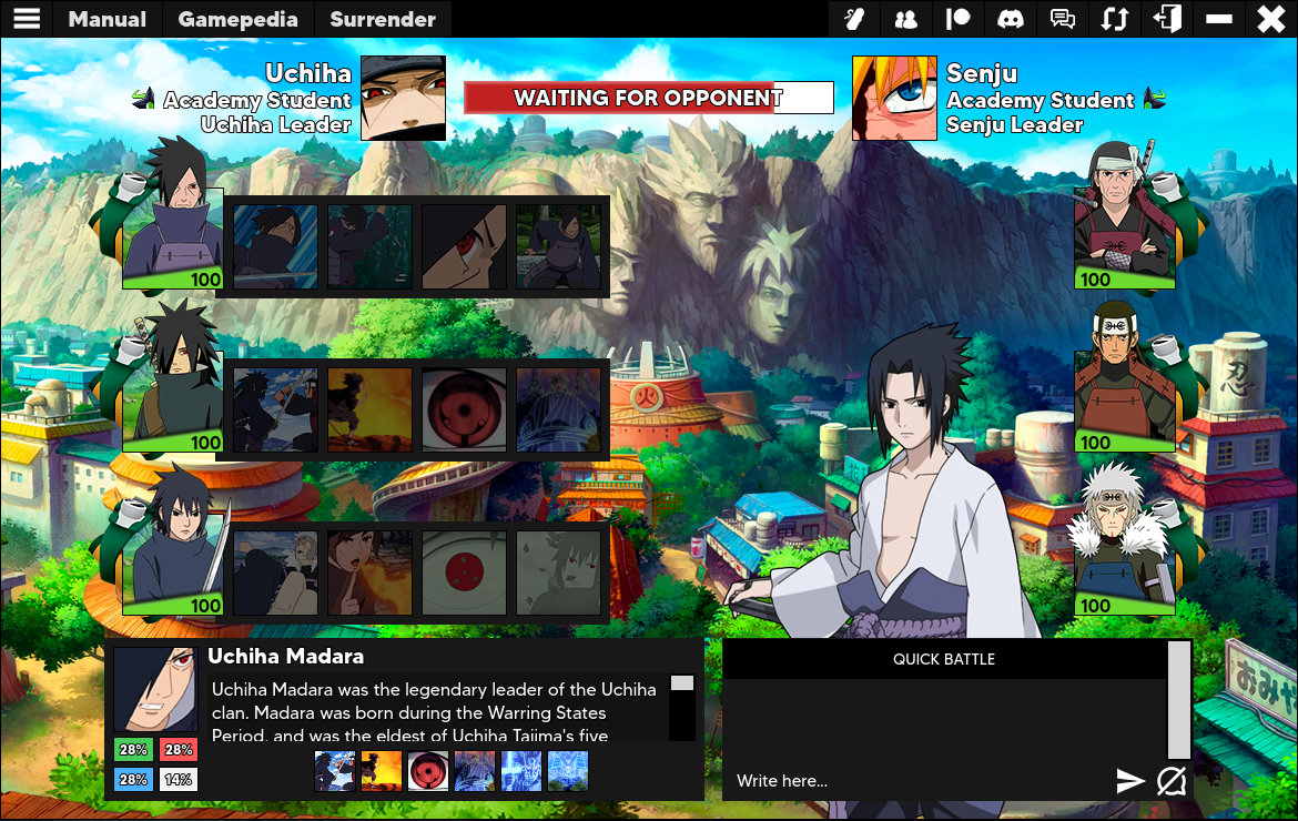 Naruto Arena - Fighting browser games